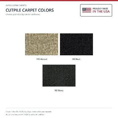 2006-2008 Pontiac Grand Prix Cutpile Floor Mats with Embroidered Logo Choices - 4-Piece - product details image 6