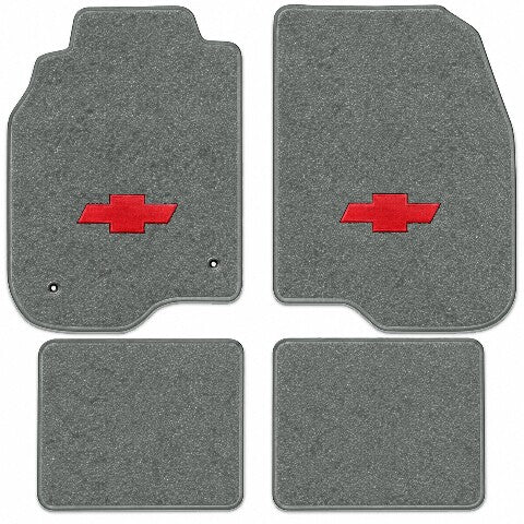 2008-2012 Chevy Malibu Cutpile Floor Mats with Embroidered Logo Choices - 4-Piece - product image