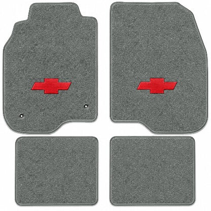 2008-2012 Chevy Malibu Cutpile Floor Mats with Embroidered Logo Choices - 4-Piece - product image