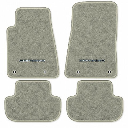 2010-2015 Chevy Camaro Cutpile Floor Mats with Embroidered Logo Choices - 4-Piece - product image