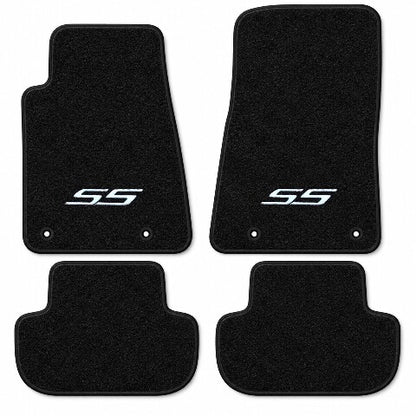 2010-2015 Chevy Camaro Cutpile Floor Mats with Embroidered Logo Choices - 4-Piece - product details image 14