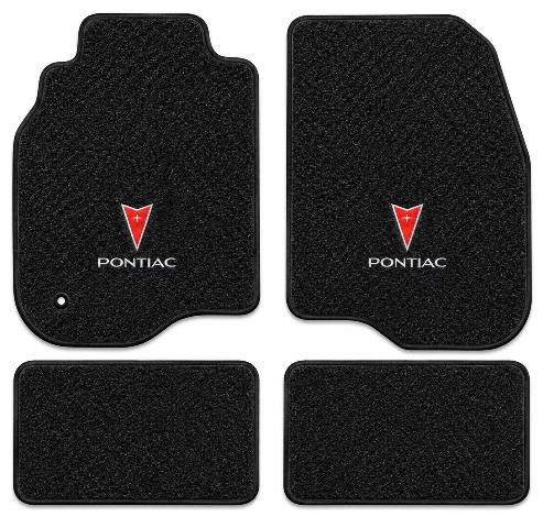 2005-2009 Pontiac G6 Cutpile Floor Mats with Embroidered Logo Choices - 4-Piece - product details image 2