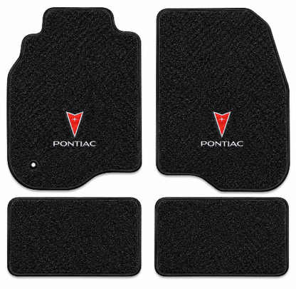 2005-2009 Pontiac G6 Cutpile Floor Mats with Embroidered Logo Choices - 4-Piece - product details image 2