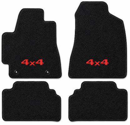 2001-2007 Toyota Highlander Cutpile Floor Mats with Embroidered Logo Choices - 4-Piece - product image