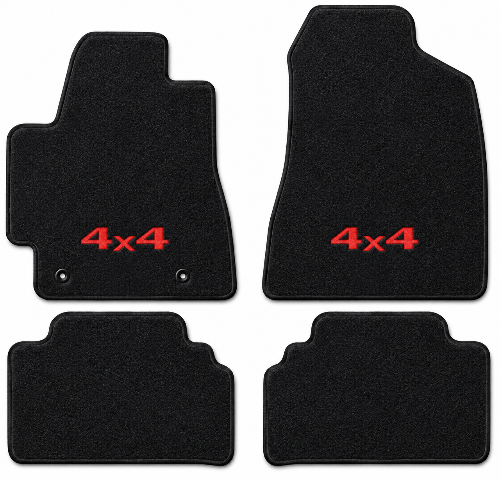2001-2007 Toyota Highlander Cutpile Floor Mats with Embroidered Logo Choices - 4-Piece - product image