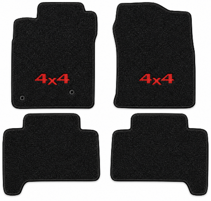 2003-2009 Toyota 4Runner Cutpile Floor Mats with Embroidered Logo Choices - 4-Piece - product image