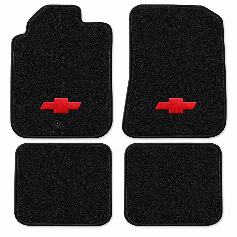 2006-2011 Chevy HHR Cutpile Floor Mats with Embroidered Logo Choices - 4-Piece - product details image 2
