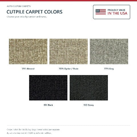 2006-2011 Chevy HHR Cutpile Floor Mats with Embroidered Logo Choices - 4-Piece - product details image 7