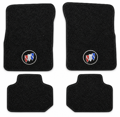 2000-2005 Buick LeSabre Custom Cutpile Floor Mats with Embroidered Logo Choices - 4-Piece - product details image 2