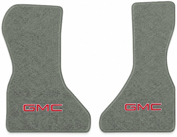 1983-1995 GMC G1500 Van Cutpile Floor Mats with Embroidered Logo Choices Front - 2-Piece - product image
