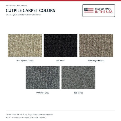 2001-2007 Toyota Sequoia Cutpile Floor Mats with Embroidered Logo Choices - 4-Piece - product details image 6