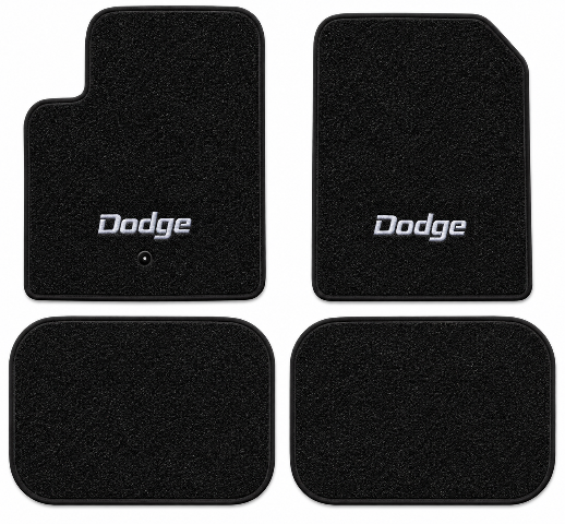 2009-2011 Dodge Journey Cutpile Floor Mats with Embroidered Logo Choices - 4-Piece - product details image 2