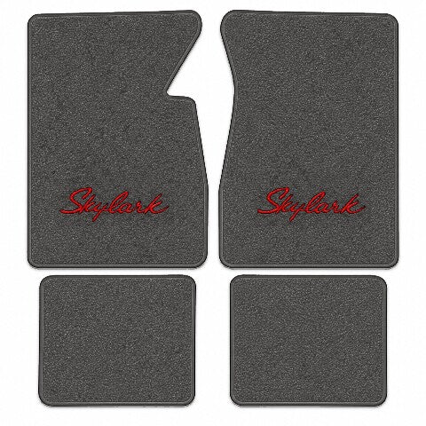1961-1963 Buick Skylark Loop Floor Mats with Embroidered Logo Choices - 4-Piece - product image