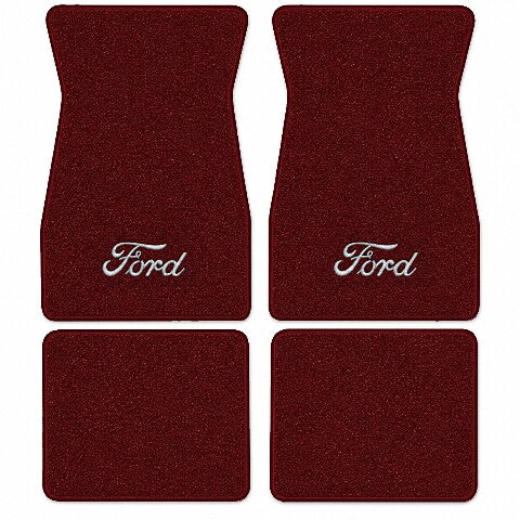 1975-1976 Ford Elite Cutpile Floor Mats with Embroidered Logo Choices - 4-Piece - product image