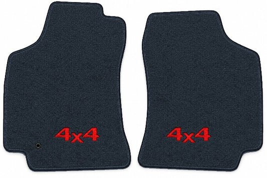 1995-1998 Toyota T100 Cutpile Floor Mats with Embroidered Logo Choices - 2-Piece - product image
