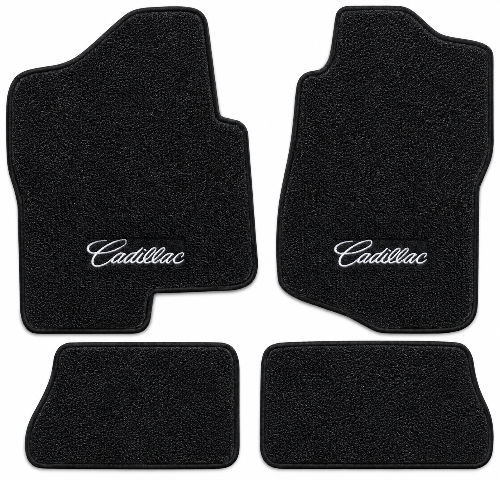 2007-2014 Cadillac Escalade Cutpile Floor Mats with Embroidered Logo Choices - 4-Piece - product details image 2