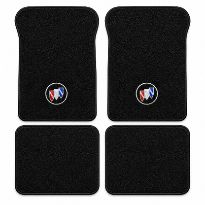 1992-1999 Buick LeSabre Limited Cutpile Floor Mats with Embroidered Logo Choices - 4-Piece - product details image 2