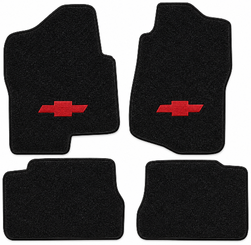 2007-2014 Chevy Suburban 1500 Cutpile Floor Mats with Embroidered Logo Choices - 4-Piece - product details image 2