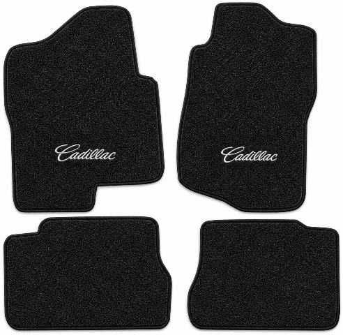 2007-2012 Cadillac Escalade ESV Cutpile Floor Mats with Embroidered Logo Choices - 4-Piece - product details image 2