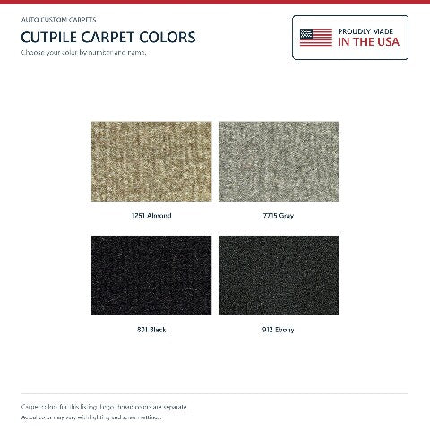 2007-2012 Cadillac Escalade ESV Cutpile Floor Mats with Embroidered Logo Choices - 4-Piece - product details image 6