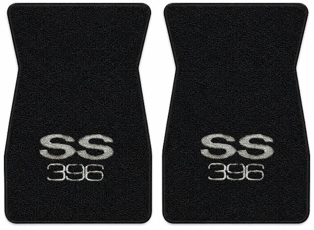 1973 Chevy El Camino Loop Floor Mats with Embroidered Logo Choices - 2-Piece - product details image 6