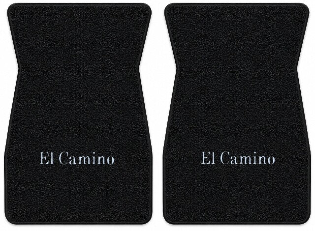 1973 Chevy El Camino Loop Floor Mats with Embroidered Logo Choices - 2-Piece - product details image 8