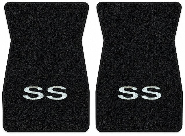 1973 Chevy El Camino Loop Floor Mats with Embroidered Logo Choices - 2-Piece - product details image 9