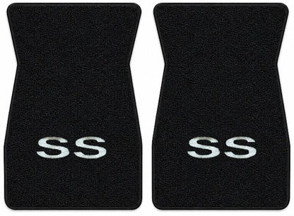 1973 Chevy El Camino Loop Floor Mats with Embroidered Logo Choices - 2-Piece - product details image 9