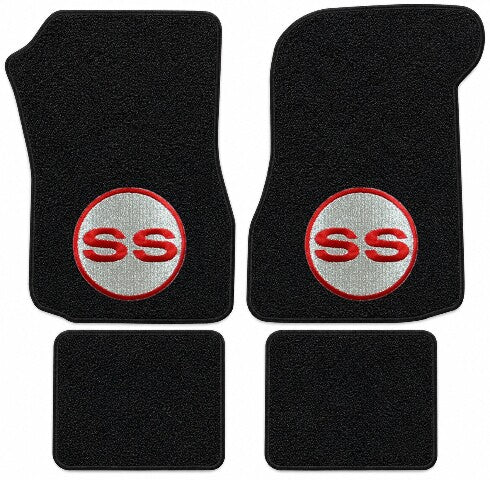 1973 Chevy Chevelle Loop Floor Mats with Embroidered Logo Choices - 4-Piece - product details image 8