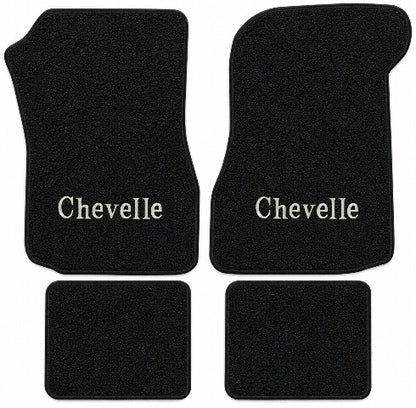 1973 Chevy Chevelle Loop Floor Mats with Embroidered Logo Choices - 4-Piece - product details image 22