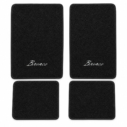 1974-1977 Ford Bronco Cutpile Floor Mats with Embroidered Logo Choices - 4-Piece - product details image 4