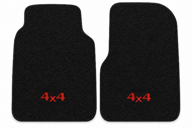 1973 Ford F-100 Loop Floor Mats with Embroidered Logo Choices - 2-Piece - product details image 3