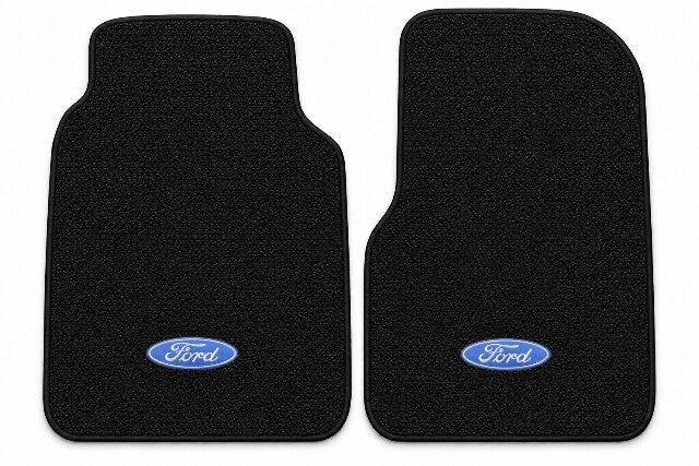 1973 Ford F-100 Loop Floor Mats with Embroidered Logo Choices - 2-Piece - product details image 4