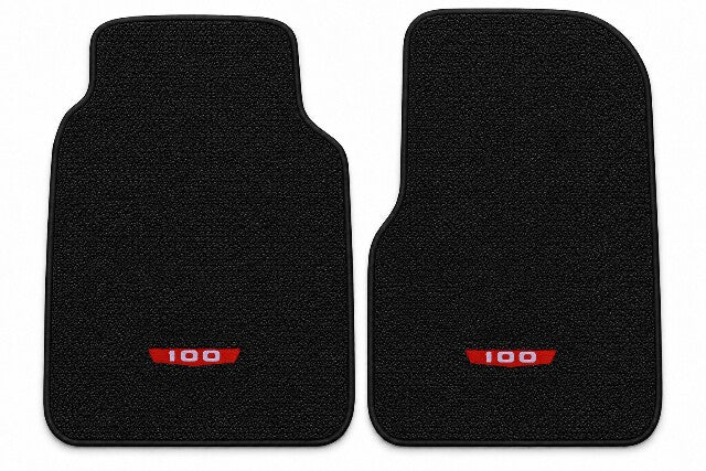 1973 Ford F-100 Loop Floor Mats with Embroidered Logo Choices - 2-Piece - product details image 6