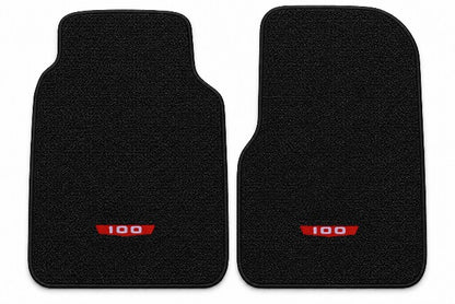 1973 Ford F-100 Loop Floor Mats with Embroidered Logo Choices - 2-Piece - product details image 6