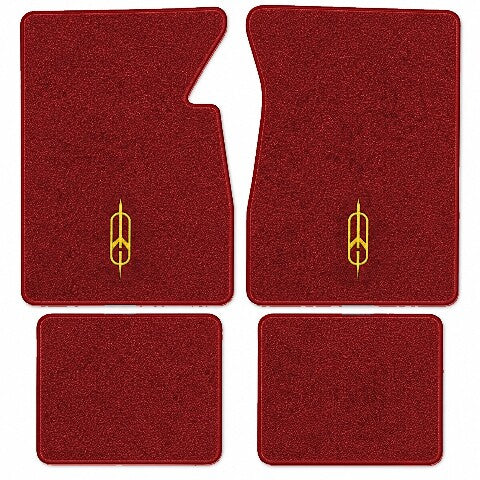 1974-1976 Oldsmobile 98 Cutpile Floor Mats with Embroidered Logo Choices - 4-Piece - product image