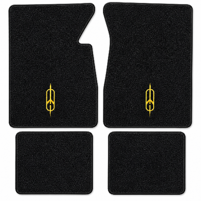 1974-1976 Oldsmobile 98 Cutpile Floor Mats with Embroidered Logo Choices - 4-Piece - product details image 2