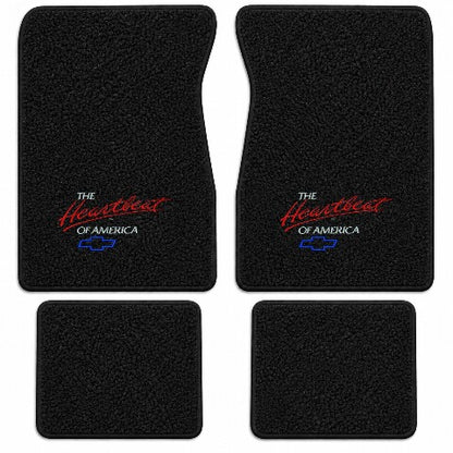 1971-1972 Chevy C10 Suburban Loop Floor Mats with Embroidered Logo Choices - 4-Piece - product details image 3