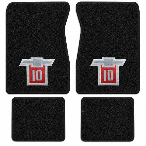 1971-1972 Chevy C10 Suburban Loop Floor Mats with Embroidered Logo Choices - 4-Piece - product details image 4