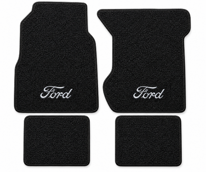 1969-1973 Ford LTD Loop Floor Mats with Embroidered Logo Choices - 4-Piece - product details image 2