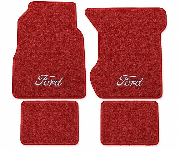 1969-1973 Ford LTD Loop Floor Mats with Embroidered Logo Choices - 4-Piece - product image