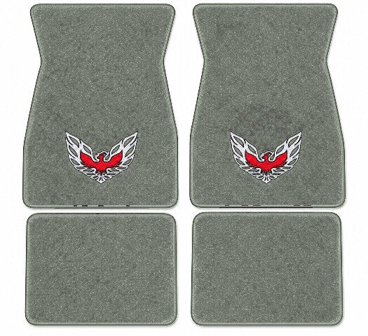 1974-1981 Pontiac Firebird Cutpile Floor Mats with Embroidered Logo Choices - 4-Piece - product image