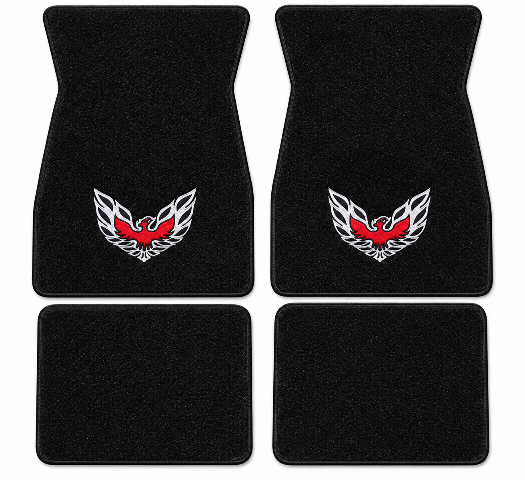 1974-1981 Pontiac Firebird Cutpile Floor Mats with Embroidered Logo Choices - 4-Piece - product details image 10