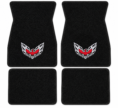 1974-1981 Pontiac Firebird Cutpile Floor Mats with Embroidered Logo Choices - 4-Piece - product details image 10