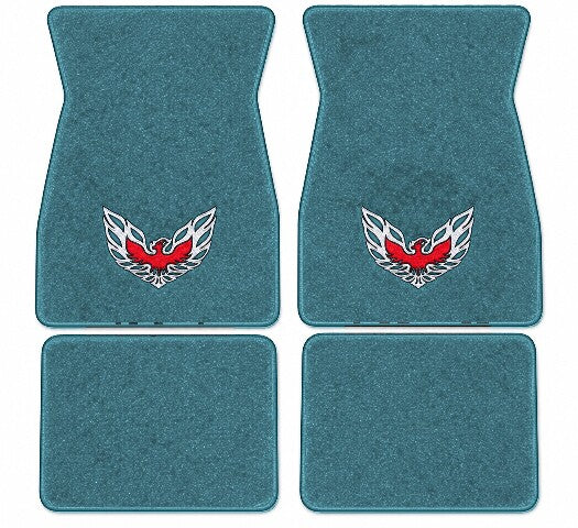 1974-1981 Pontiac Firebird Cutpile Floor Mats with Embroidered Logo Choices - 4-Piece - product details image 9