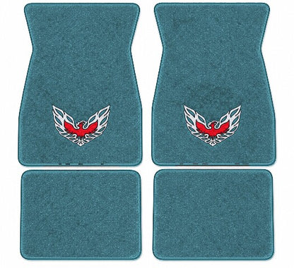 1974-1981 Pontiac Firebird Cutpile Floor Mats with Embroidered Logo Choices - 4-Piece - product details image 9