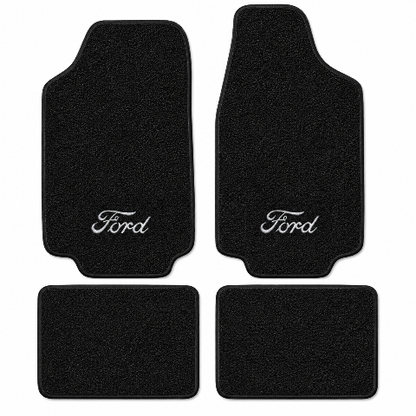 1971-1973 Ford Pinto Loop Floor Mats with Embroidered Logo Choices - 4-Piece - product details image 2