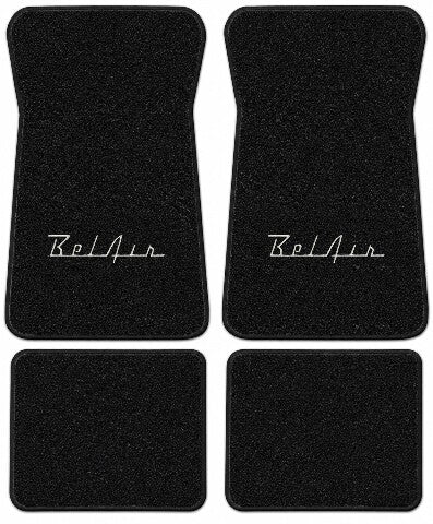 1974-1975 Chevy Bel Air Cutpile Floor Mats with Embroidered Logo Choices - 4-Piece - product details image 3