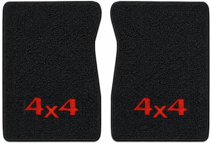 1971-1972 GMC C15/C1500 Loop Floor Mats with Embroidered Logo Choices - 2-Piece - product details image 3