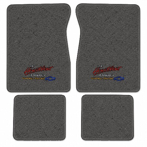 1971-1972 Chevy Blazer Loop Floor Mats with Embroidered Logo Choices - 4-Piece - product image